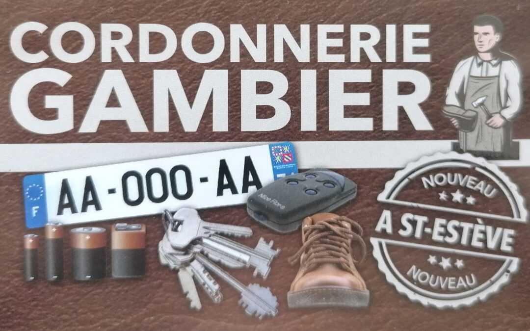 Cordonnerie Gambier – Saint-Estève